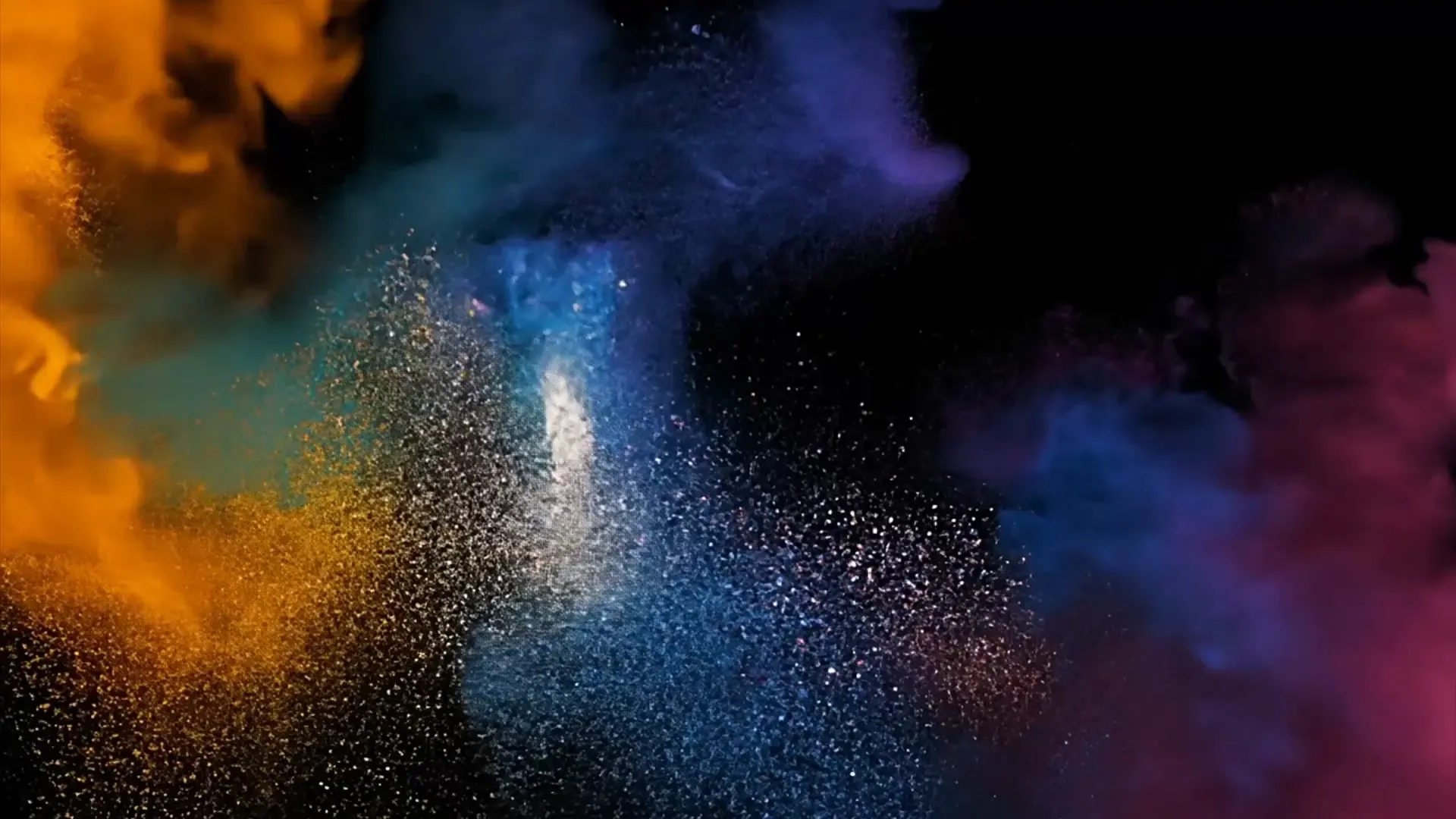 Spectacular Color Explosion Transition for Event Video Intro